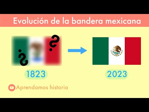 📜 HISTORY and MEANING of the NATIONAL FLAG of MEXICO over time 🇲🇽 | Let&rsquo;s learn history