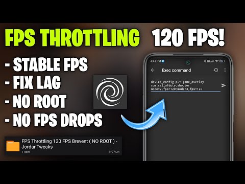 🔧Enable FPS Throttling With Brevent For Games | NO ROOT!! - Stable 120 FPS!