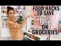 Food Hacks to save HALF on your Groceries! Grocery Budget tips with Jordan Page