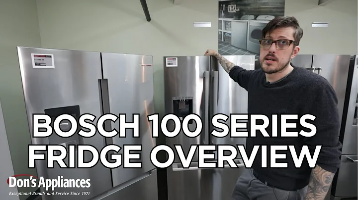 Bosch 100 Series Refrigerator Overview | Model # B36FD10ENS