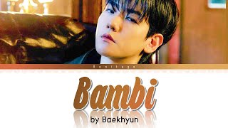 1 HOUR BAMBI lyrics - Baekhyun (백현)