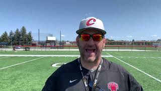 Football head coach Chris Fisk