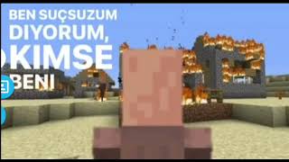 Karagümrük yanıyor Minecraft köylü versiyon Resimi