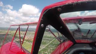 Yankee Waco YMF 5C full video at Willow Run Airport