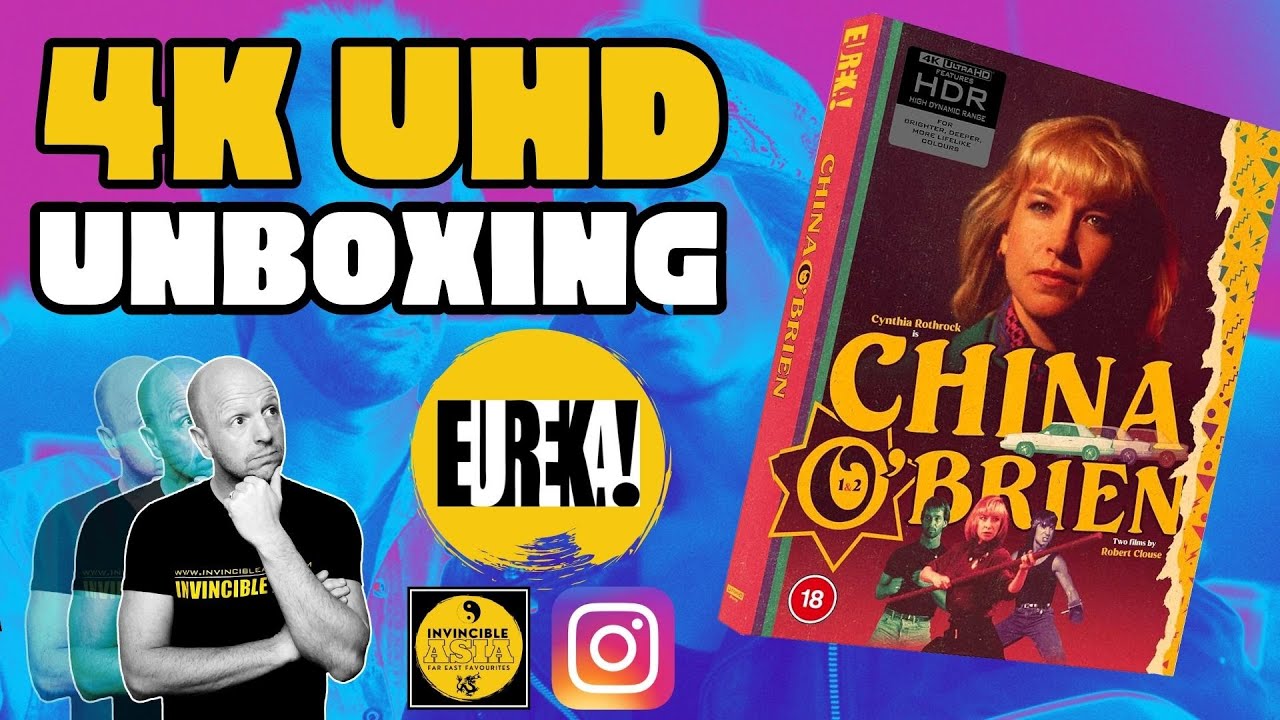 CHINA O'BRIEN 1 & 2 - Eureka Video 4K UHD Unboxing & Review
