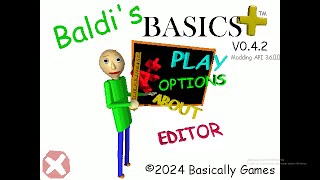 Alpha Baldi's Basics Plus Level Editor (Making my first level)