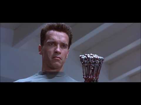 Terminator 2   Arm cutting scene HD  1991