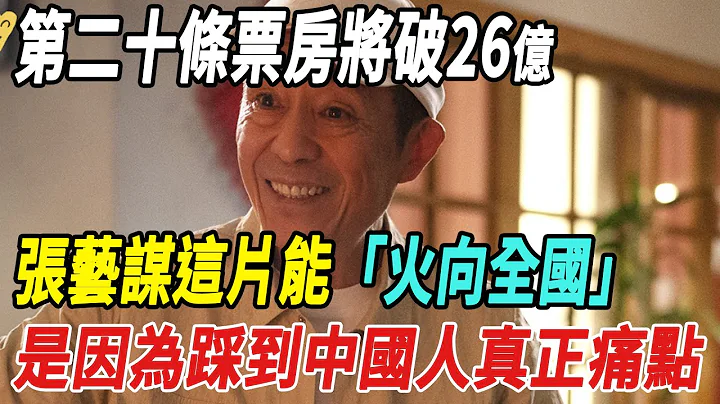 《第二十条》票房将破26亿！张艺谋这片能火向全国，是因为踩到中国人真正痛点!#赵丽颖#雷佳音#马丽#高叶#刘耀文#王骁#陈明昊#张艺谋#第二十条#陆秀萍#娱乐快报 - 天天要闻