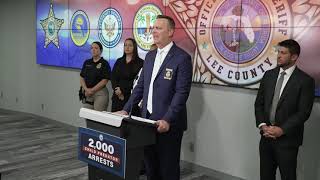 Florida law enforcement s announce arrest of more than 2 000 child predators