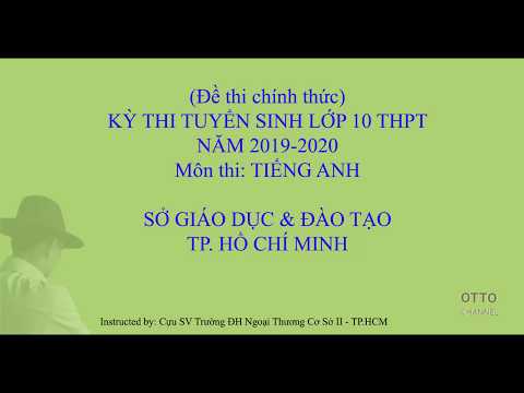 Video Giải đề thi tuyển sinh lớp 10 TP HCM năm 2019 - Video... - youtube