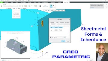 Creo Parametric - Sheetmetal - Forms with Inheritance