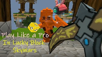 Lucky Block Sky Wars [Blockman Go Blocky Mods]! Playing With Death Scythe😱 #BMGO #bmgo @BMGO @bmgo