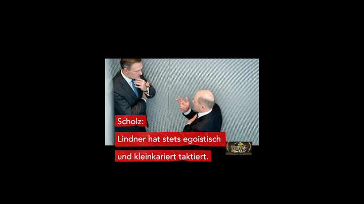 Endlich spricht Scholz Klartext!Lindner entlassen!