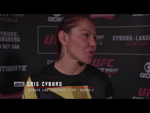 Fight Night Brasilia: Cris Cyborg Backstage Interview