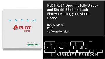 PLDT R051 Openline fully Unlock and Disable Updates flash Firmware using your Mobile Phone