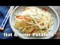 Hot and Sour Shredded Potatoes Chinese Style