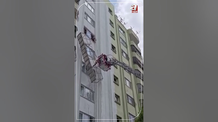İskelenin halatı koptu, işçi ölümden döndü | A Haber
