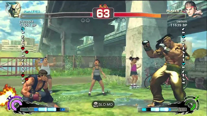 AFG [Sagat] vs uenon [Ryu] SSF4 Japanese Online Ranked Matches - TRUE-HD