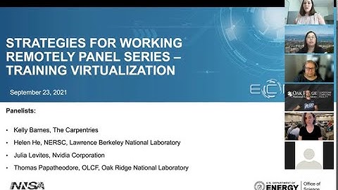Strategies for Working Remotely Panel Series - Training Virtualization