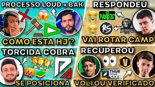THUR RECUPERA VERIFICADO ! MACRO VAI ROTAR NO CAMP ? PROCESSO LOUD x BAK ! TORCIDA COBRA FAZOP