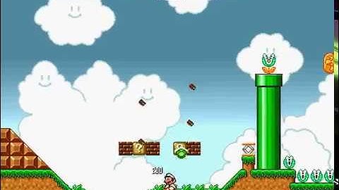 SMBX Custom Level - Super Mario Flash 1-1 Remake