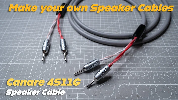 Making your own Speaker Cables! - Canare 4S11G