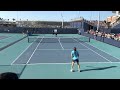 Tsitsipas practices with Lopez at Miami Open 2022