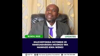 VURUGU ZILIZOTOKEA KWENYE UCHAGUZI ZAONGEZA MSONGO WA MAWAZO