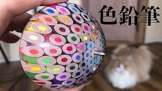 色鉛筆でコマ作ってみた!!  I made  spinning top colored pencils PDS