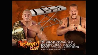 Story of Brock Lesnar vs. Big Show | Judgement Day 2003