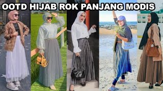 Inspirasi OOTD remaja kekinian cewek pendek || hijab style