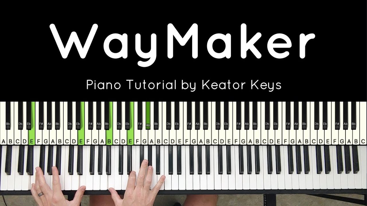 Way Maker   Piano Tutorial  Sheet Music