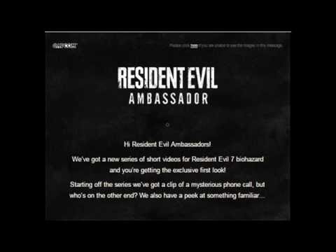 Resident Evil 7 ambassador exclusive first look  Mysterious Caller and Shotgun In The Box