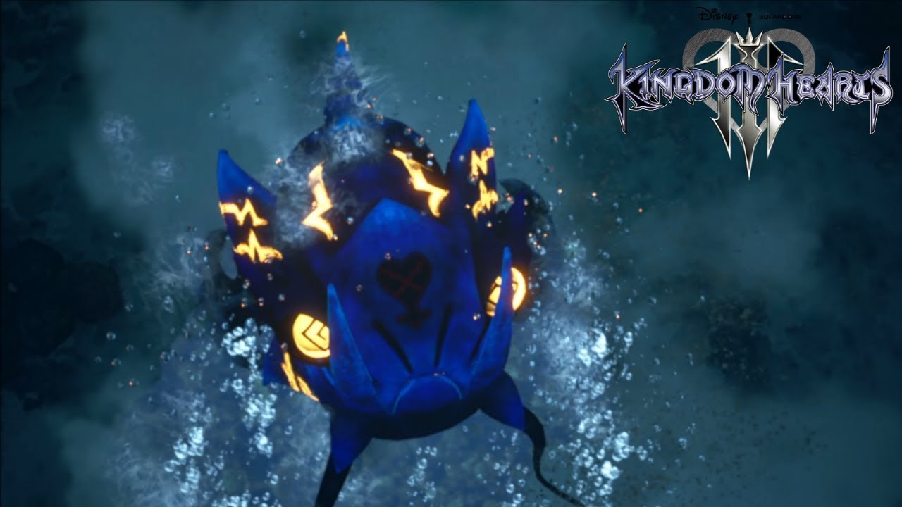 KINGDOM HEARTS 3 Giant Fish Boss Fight (Pirates of the Caribbean