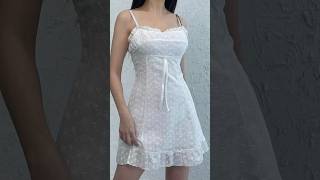 청순여리 러블리펀칭 레이스 제니미니원피스#미니원피스#레이스펀칭 #펀칭원피스 #청순여리 #화이트 #제니원피스 #리본 #소녀핏 #소녀감성 #소녀코디 #러블리룩 #봄코디 #레이어드원피스