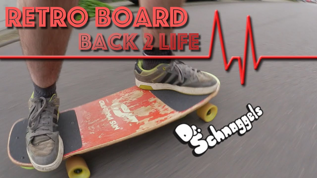 Update New RETRO SKATEBOARD back 2 life: Scheunenfund 22 Jahre alt.... retrofit