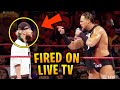 10 Times WWE Superstars WERE FIRED on Live TV!