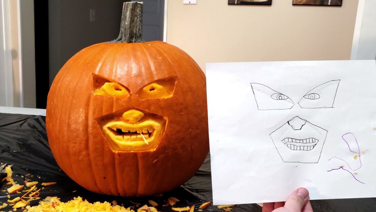 Juggernaut Jack O Lantern Timelapse | Pumpkin Carving Timelapse #4