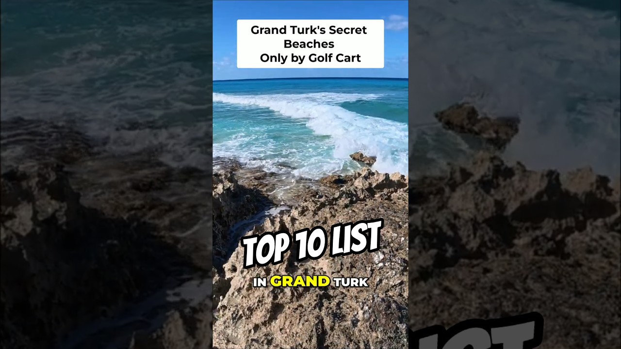 SECRET Secluded Beaches - TOP 10 GRAND TURK #cruise #caribbean #travel #traveling #travelvlog