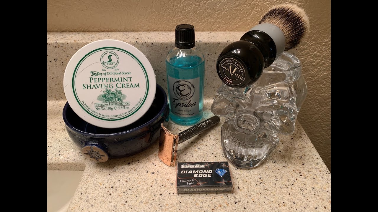 Trip to West Coast Shaving and Trying out a New Silvertip Brush and Blade for the 1st time.