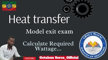 Understanding Heat Transfer: Model Exam Calculation for Exit Exam 2016