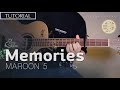아주 쉽게 'Maroon 5' 의 'Memories' 를 배워보자! [쉬움주의 l 강좌 l Guitar Lesson l Tutorial l 통기타 초보 ]