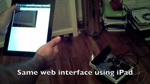 Driving roomba through a web browser