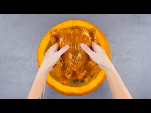 After Just 80 Minutes In The Oven, This Stuffed Pumpkin Becomes An Explosion Of Flavor!