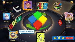 UNO! Mobile Gameplay, 1 Step Ahead of them.