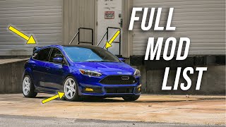 MUST HAVE Modifications for your Focus ST | Focus ST Full Mods List *to date* |