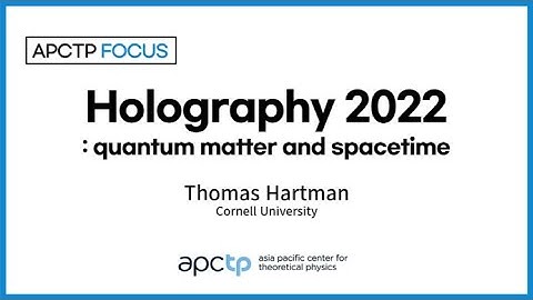 [APCTP Focus] Coarse graining pure states in AdS and CFT