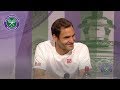 Roger Federer Fourth Round Press Conference Wimbledon 2019