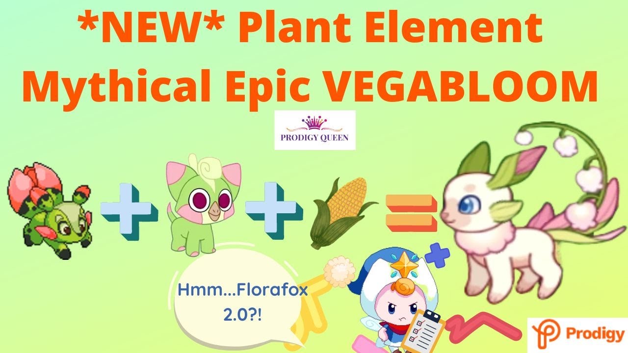 PRODIGY MATH GAME VEGABLOOM Plant Mythical Epic is Here How to Tame