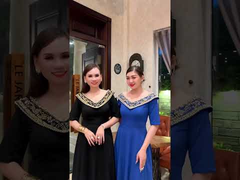 Đầm Xòe Cổ V Đính Đá Maris Dress - Quỳnh Anh Luxury Fashion - 0938.171.599